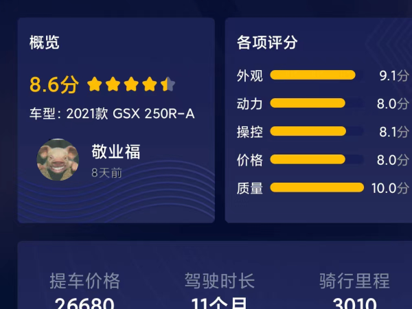 ������ľ��ССR�� 2021��GSX250R-A��������