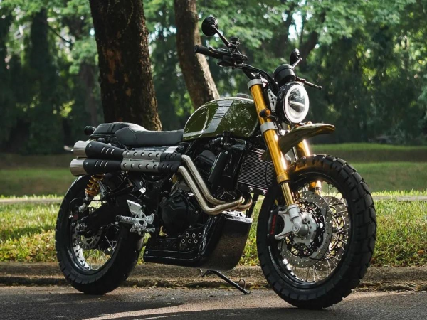 ÿһؼKawasaki Ninja 250 Scrambler֮ȼͷ